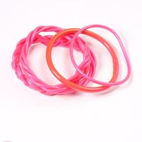 Simple Style Solid Color Silica Gel Women's Wristband sku image 10