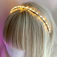 Simple Style Square Crystal Patchwork Hair Band sku image 2