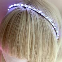 Simple Style Square Crystal Patchwork Hair Band sku image 3