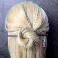 Simple Style Square Crystal Handmade Hairpin main image 4