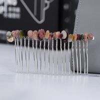 Simple Style Round Crystal Patchwork Hair Combs sku image 16