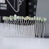 Simple Style Round Crystal Patchwork Hair Combs sku image 3