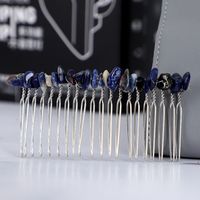 Simple Style Round Crystal Patchwork Hair Combs sku image 11