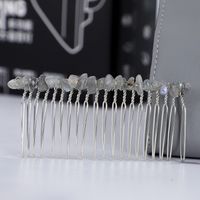 Simple Style Round Crystal Patchwork Hair Combs sku image 15