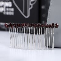 Simple Style Round Crystal Patchwork Hair Combs sku image 14