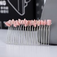 Simple Style Round Crystal Patchwork Hair Combs sku image 8