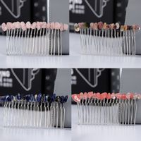 Simple Style Round Crystal Patchwork Hair Combs main image 1