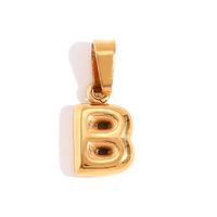 1 Piece Stainless Steel 18K Gold Plated Polished Pendant sku image 4