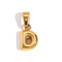 1 Piece Stainless Steel 18K Gold Plated Polished Pendant sku image 9