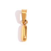 1 Piece Stainless Steel 18K Gold Plated Polished Pendant sku image 17