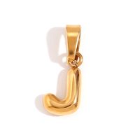 1 Piece Stainless Steel 18K Gold Plated Polished Pendant sku image 20
