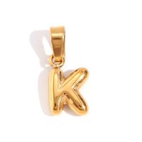 1 Piece Stainless Steel 18K Gold Plated Polished Pendant sku image 6