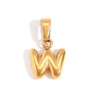 1 Piece Stainless Steel 18K Gold Plated Polished Pendant sku image 18