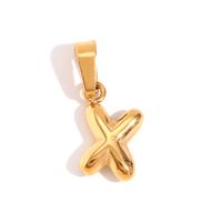 1 Piece Stainless Steel 18K Gold Plated Polished Pendant sku image 19