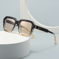 Simple Style Gradient Color Pc Square Full Frame Glasses main image 1