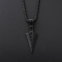 Simple Style Arrow Alloy Men's Pendant Necklace main image 8