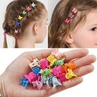 Women's Fairy Style Cute Sweet Solid Color Plastic Spray Paint Hair Claws main image 9
