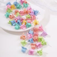 Women's Fairy Style Cute Sweet Solid Color Plastic Spray Paint Hair Claws main image 8