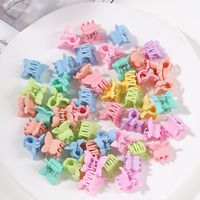 Women's Fairy Style Cute Sweet Solid Color Plastic Spray Paint Hair Claws main image 1