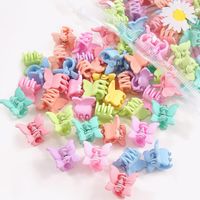 Women's Fairy Style Cute Sweet Solid Color Plastic Spray Paint Hair Claws main image 4