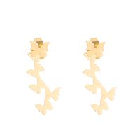 1 Paire Style Simple Géométrique Forme De Cœur Acier Inoxydable Boucles D'oreilles sku image 7