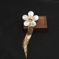 Elegant Retro Flower Alloy Plating Inlay Freshwater Pearl Women's Brooches 1 Piece sku image 16
