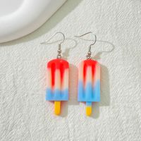 1 Pair Streetwear Ice Cream Resin Drop Earrings main image 2