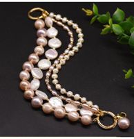 Retro Round Freshwater Pearl Copper Plating Gold Plated Bracelets main image 2