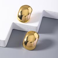 1 Pair Glam Business Modern Style Solid Color Alloy Ear Studs main image 2