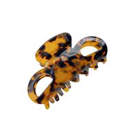 Simple Style Solid Color Leopard Acetic Acid Sheets Hair Claws main image 3
