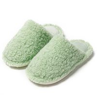 Women's Casual Solid Color Round Toe Cotton Slippers sku image 12