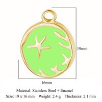 Modern Style Star Artificial Gemstones Titanium Steel Wholesale Jewelry Accessories sku image 8