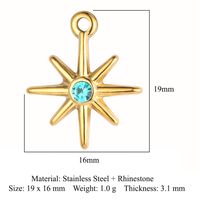 Modern Style Star Artificial Gemstones Titanium Steel Wholesale Jewelry Accessories sku image 3
