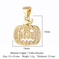 Simple Style Geometric Coconut Tree Heart Shape Zircon Copper Wholesale Jewelry Accessories sku image 9