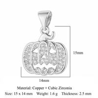 Simple Style Geometric Coconut Tree Heart Shape Zircon Copper Wholesale Jewelry Accessories sku image 8