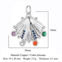 Simple Style Geometric Coconut Tree Heart Shape Zircon Copper Wholesale Jewelry Accessories sku image 13