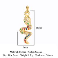 Simple Style Geometric Coconut Tree Heart Shape Zircon Copper Wholesale Jewelry Accessories sku image 1