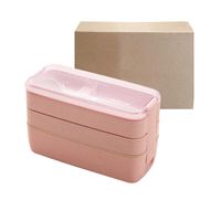 Casual Solid Color Plastic Lunch Box sku image 7