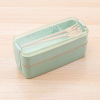 Casual Solid Color Plastic Lunch Box sku image 2
