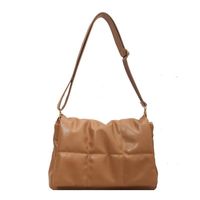 Women's Medium All Seasons Pu Leather Basic Shoulder Bag sku image 1