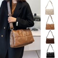 Bolso Bandolera Básico De Cuero Pu Mediano Para Mujer main image 2