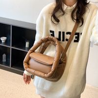 Women's Medium Nylon Solid Color Classic Style Streetwear Square Zipper Shoulder Bag Handbag Crossbody Bag main image 4