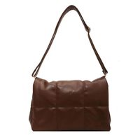 Women's Medium All Seasons Pu Leather Basic Shoulder Bag sku image 3
