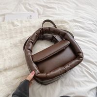 Women's Medium Nylon Solid Color Classic Style Streetwear Square Zipper Shoulder Bag Handbag Crossbody Bag sku image 4
