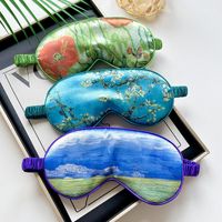 Beach Color Block Polyester Eye Mask main image 6