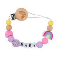 Cute Letter Silica Gel Baby Accessories sku image 2