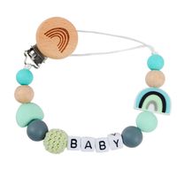 Cute Letter Silica Gel Baby Accessories sku image 6