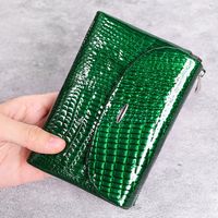 Women's Solid Color Leather Flip Cover Wallets sku image 3