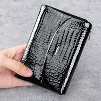Women's Solid Color Leather Flip Cover Wallets sku image 2