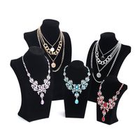 Elegant Modern Style Solid Color Velvet Jewelry Rack sku image 15